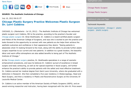 Plastic Surgery, Plastic Surgeon, Chicago IL, Breast Augmentation