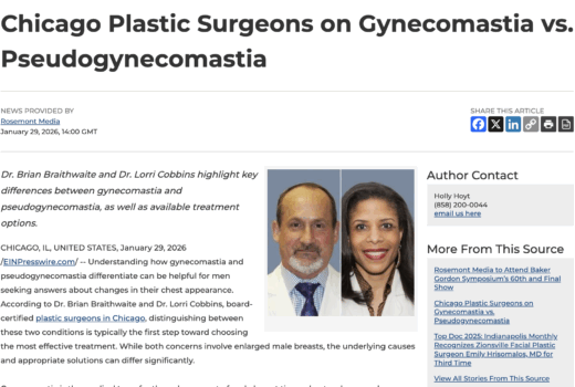 Chicago plastic surgeons detail differences between gynecomastia and pseudogynecomastia, including how to treat both conditions.