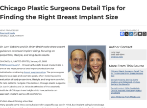 Chicago plastic surgeons offer expert tips for finding the right breast implant size